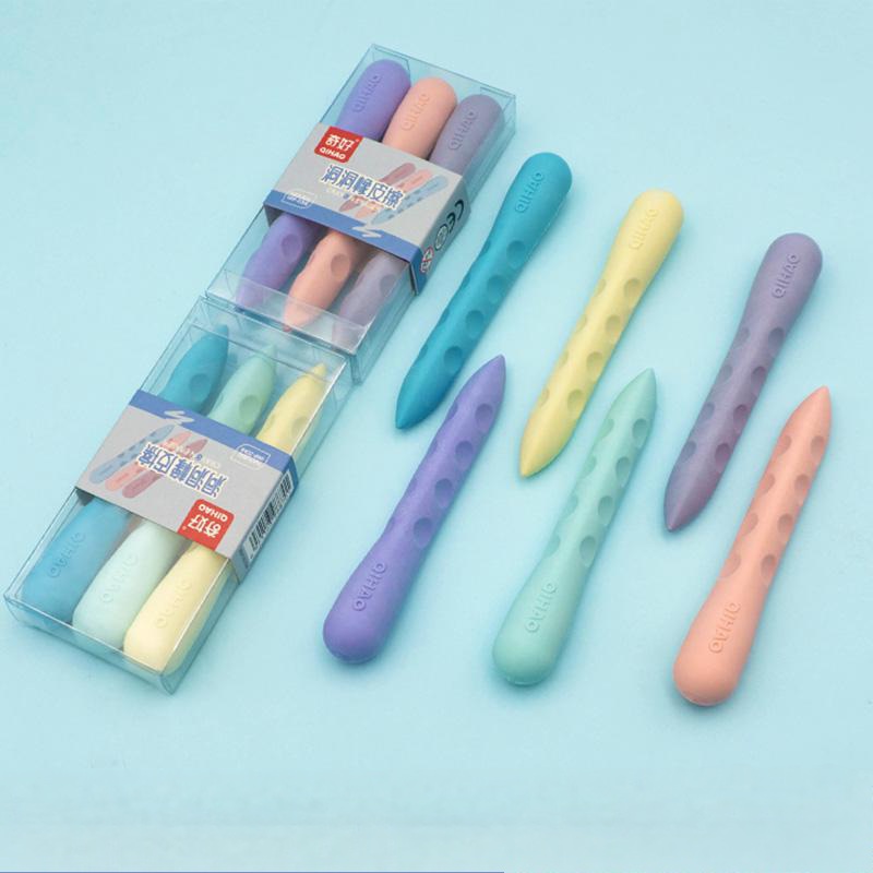 خرید بسته ی ۳ عددی پاککن طرح مداد شمعی