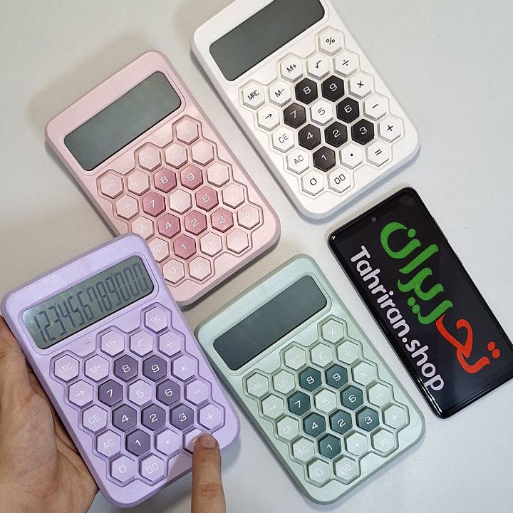 خرید ماشین حساب فانتزی طرح شش ضلعی