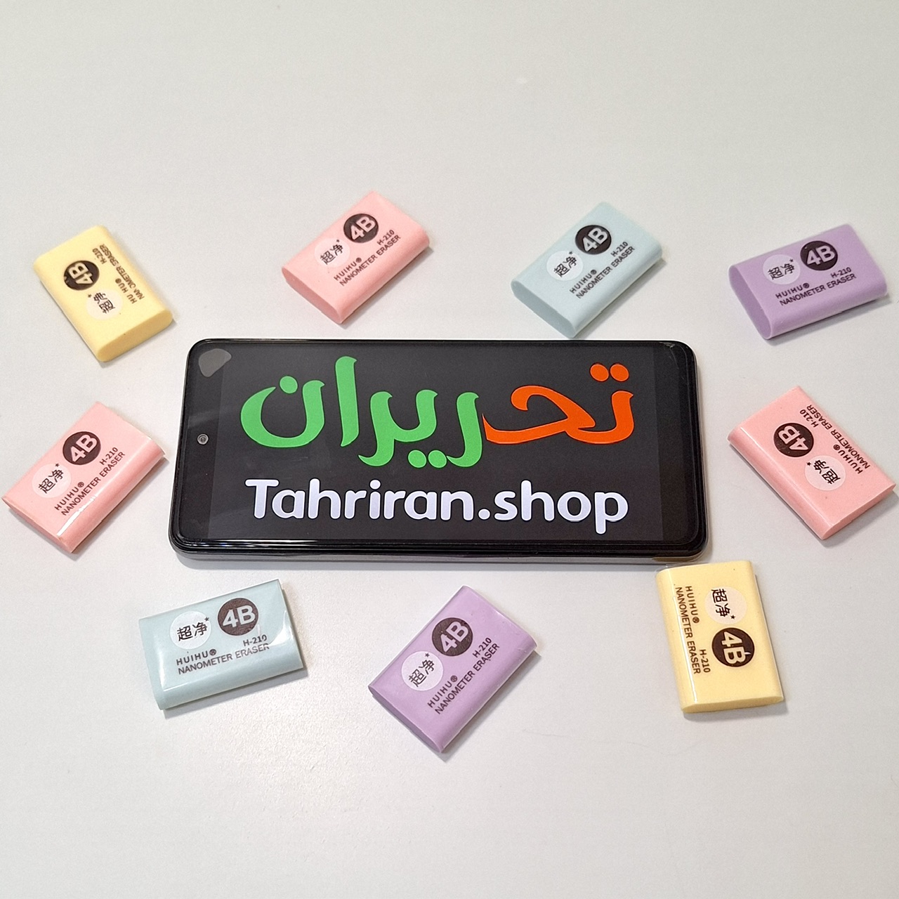 خرید پاک کن ساده رنگی 4B