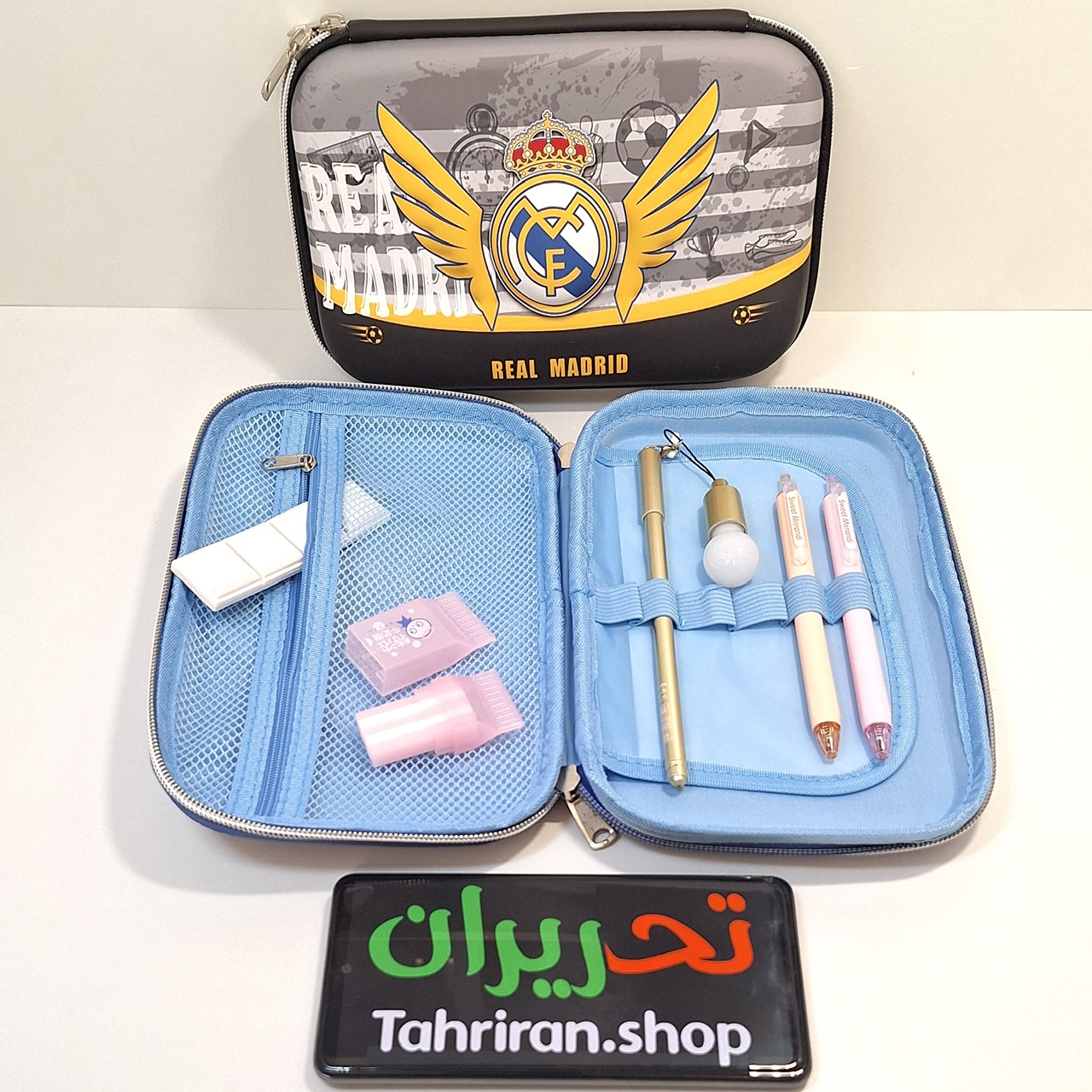 خرید جامدادی تبلتی برجسته فوتبالی رئال مادرید