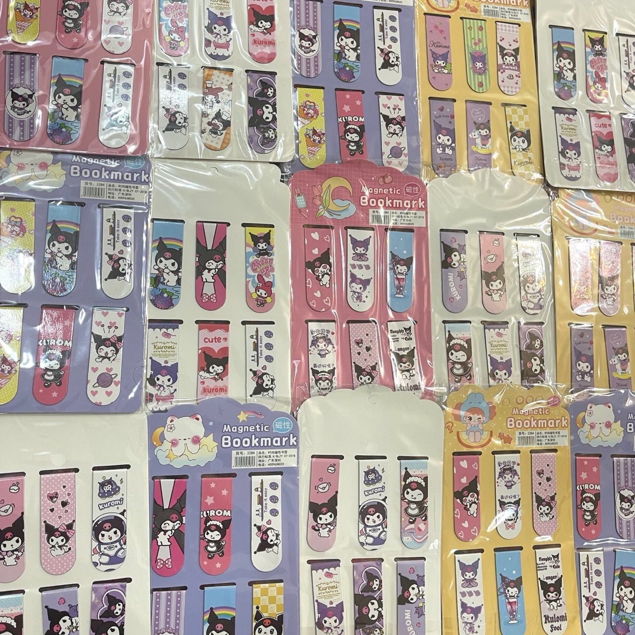 خرید بوکمارک مگنتی آهنربایی طرح کرومی ۶ عددی