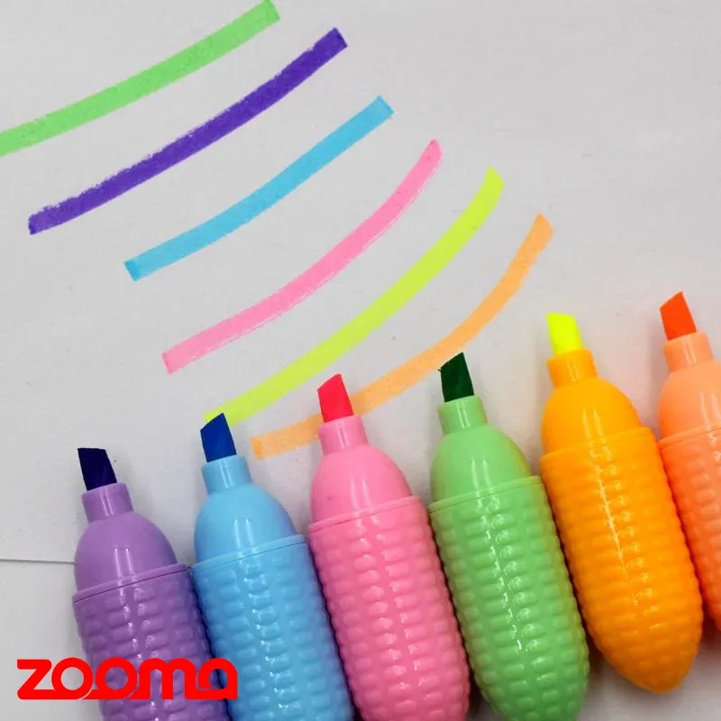 خرید ماژیک علامت زن هایلایتر ذرت ۶ رنگ