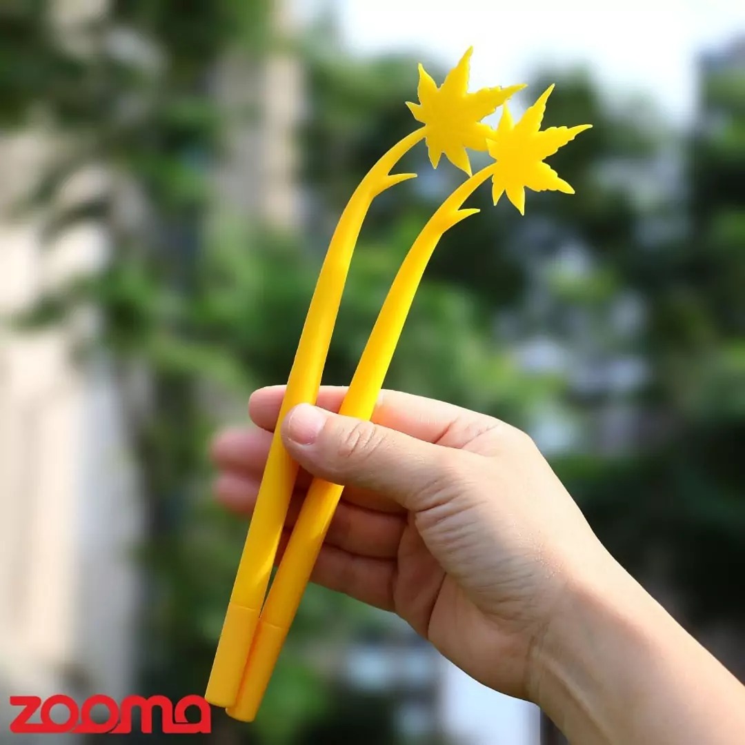 خرید روان نویس سیلیکونی طرح برگ پاییزی